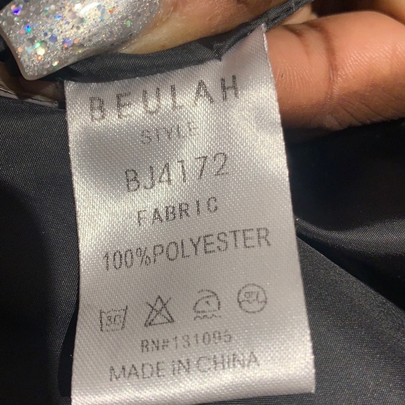 Winter coat- false leather good condition Size: L - Picture 11 of 11